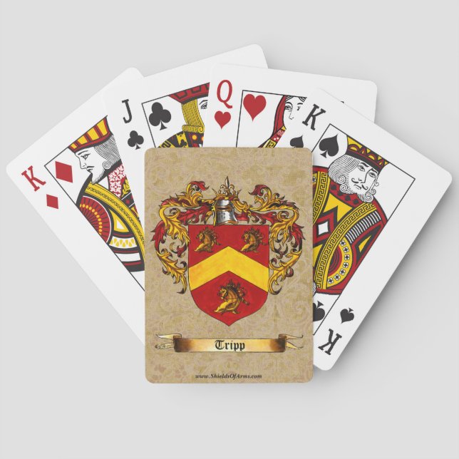 Jeu De Cartes Bouclier de Tripp des bras (dos)