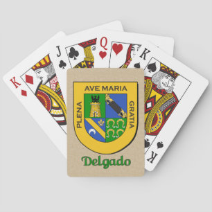 Jeu De Cartes Bouclier héraldique de Delgado