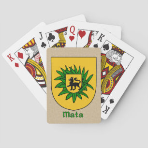 Jeu De Cartes Bouclier héraldique de Mata