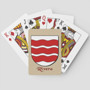 Jeu De Cartes Bouclier héraldique Rivera