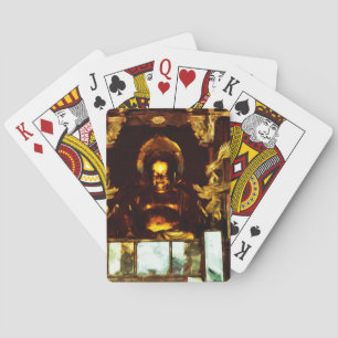 Jeu De Cartes Bouddha d'or Kyoto Japon Impressionnisme Abstrait