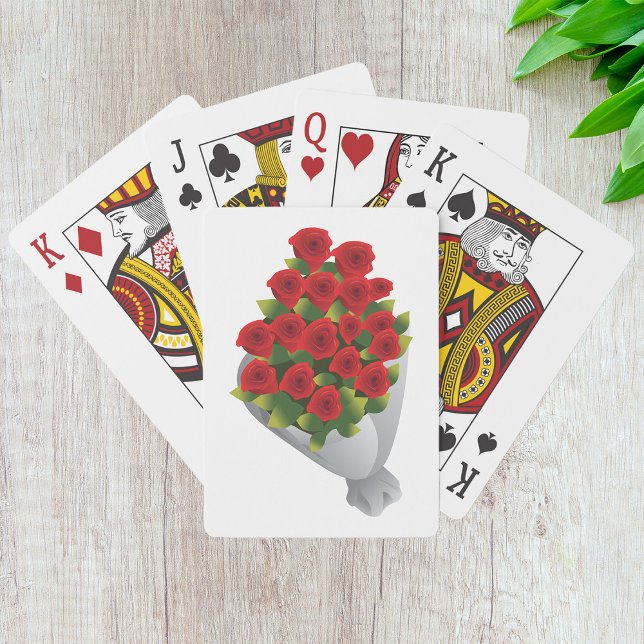 Jeu De Cartes Bouquet De Roses Rouges (Créateur téléchargé)