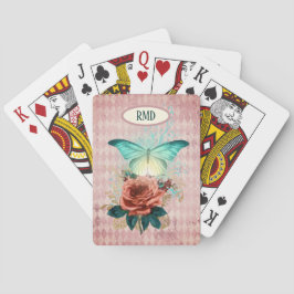 Jeu De Cartes Bouquet Luna Moth personnalisé