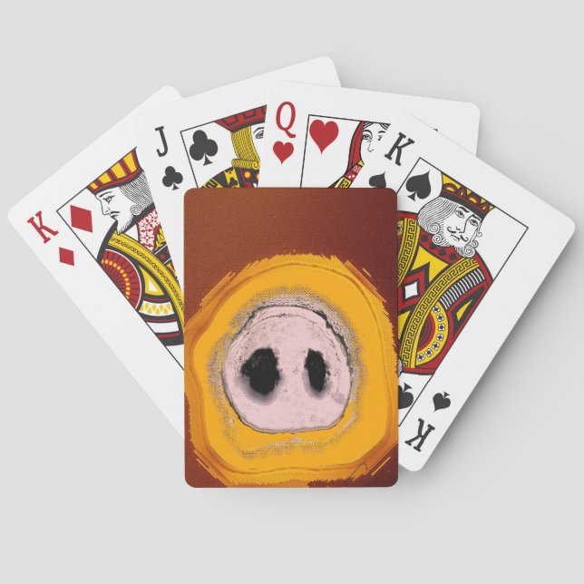 Jeu De Cartes Bourgogne et or - Hommage aux hoggettes (dos)