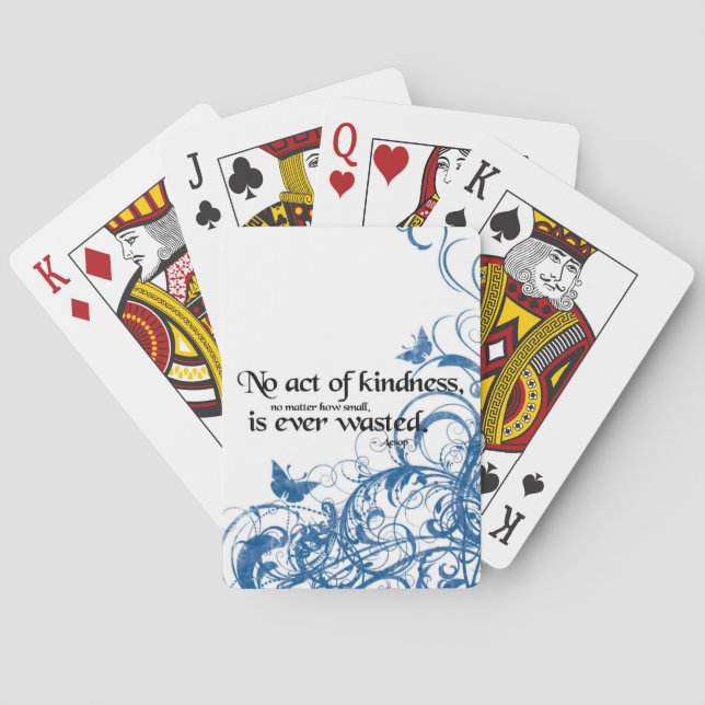 Jeu De Cartes bouton de bonté (dos)
