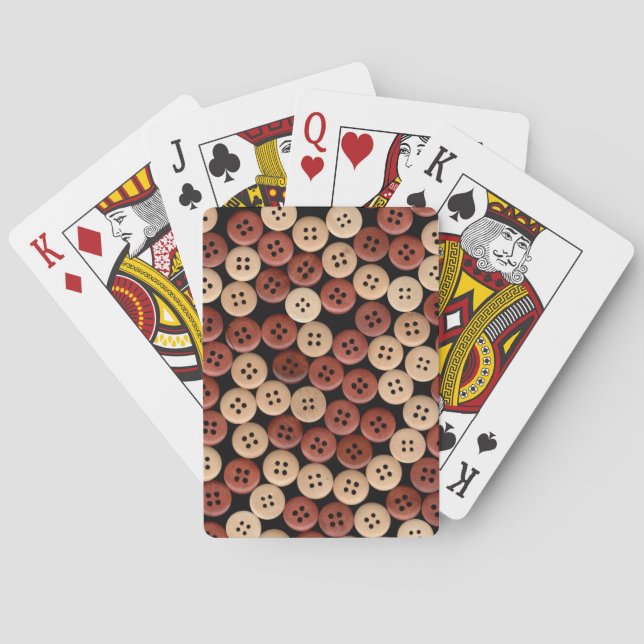 Jeu De Cartes Boutons Cool amusant unique (dos)