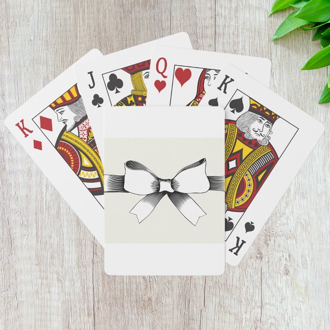 Jeu De Cartes Bow Avec Cartes De Jeu Au Ruban (Créateur téléchargé)
