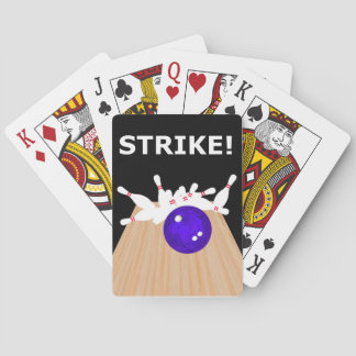 Jeu De Cartes Bowling Thème Vélos Jouer Cartes Decks