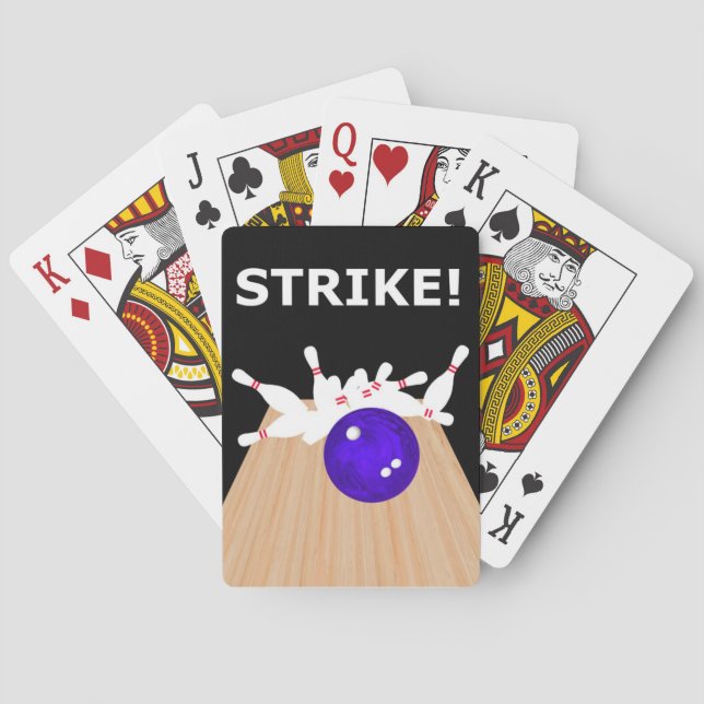 Jeu De Cartes Bowling Thème Vélos Jouer Cartes Decks (dos)