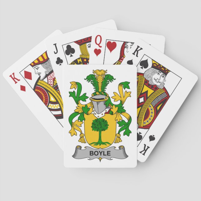 Jeu De Cartes Boyle Family Crest (dos)