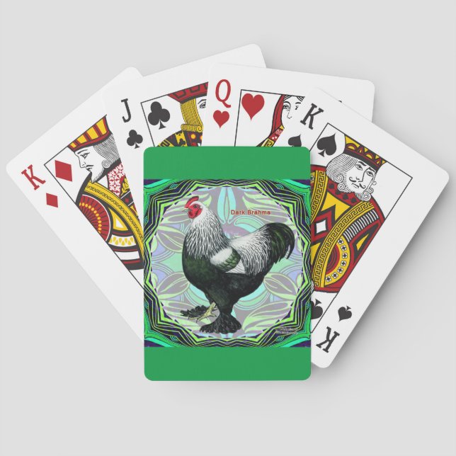 Jeu De Cartes Brahma :  Rooster Fancy Dark (dos)