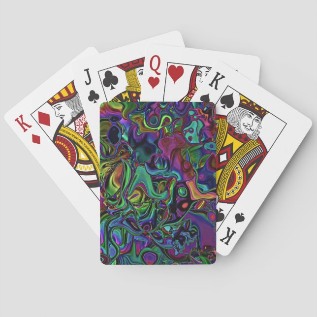 Jeu De Cartes Brain Melt Bicycle Lecture Cartes (dos)