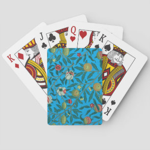 Jeu De Cartes Branches avec grenades par William Morris