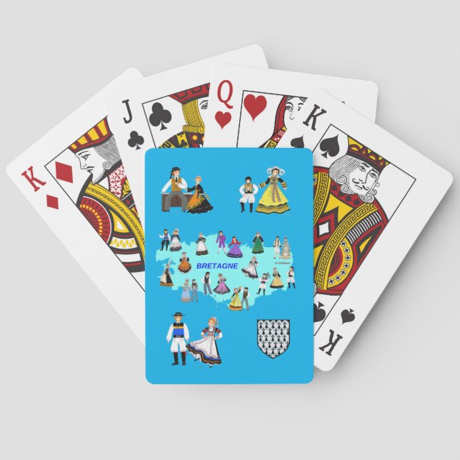 Jeu De Cartes Bretagne, France (dos)