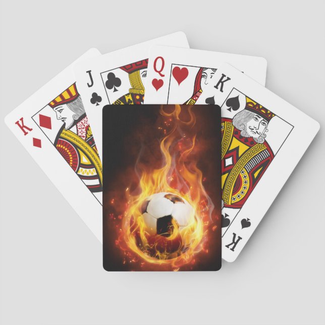Jeu De Cartes Brûler le ballon de football (dos)