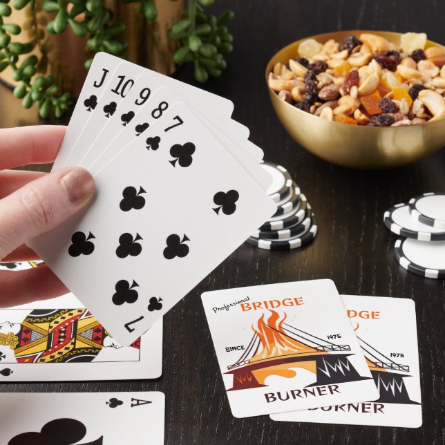 Jeu De Cartes Brûleur de pont professionnel (In Situ)