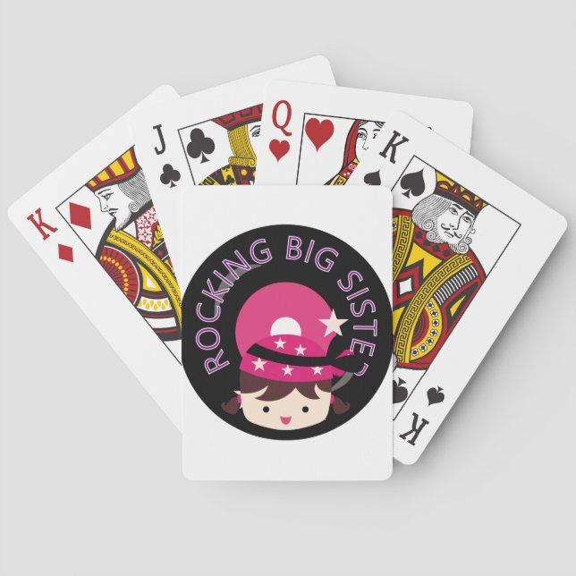 Jeu De Cartes Brunette Rocking Big Sister (dos)