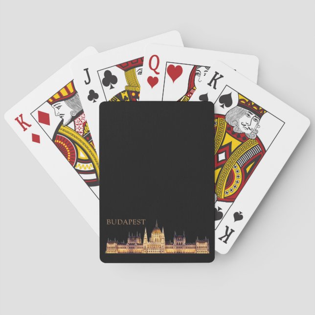 Jeu De Cartes Budapest Travel Souvenir (dos)