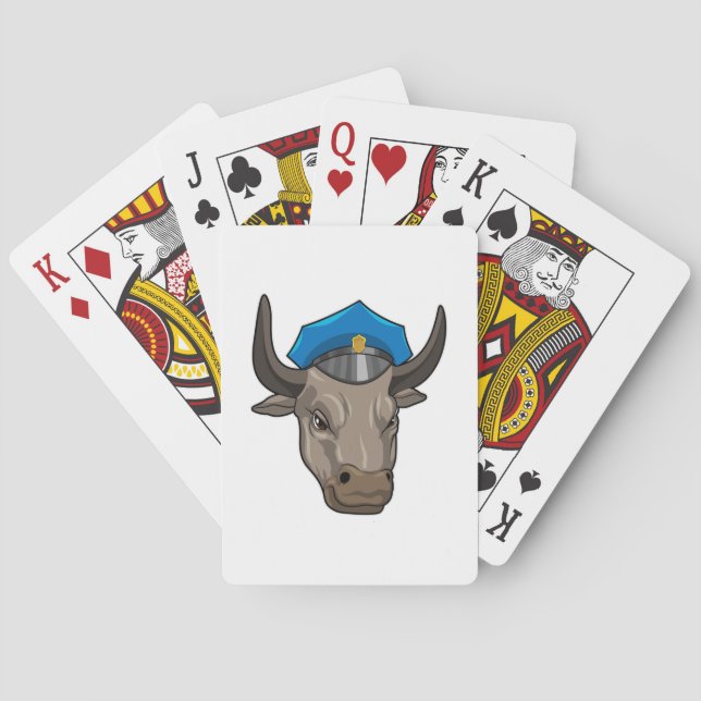 Jeu De Cartes Bull agent de police Police (dos)