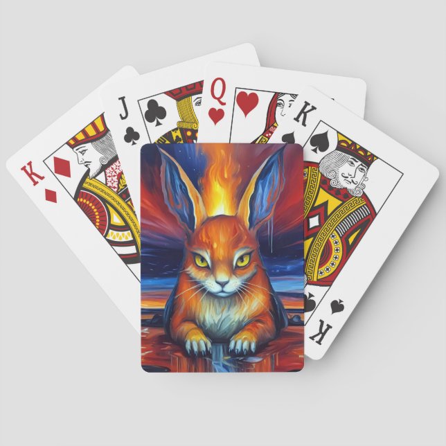 Jeu De Cartes Bunny en colère (dos)