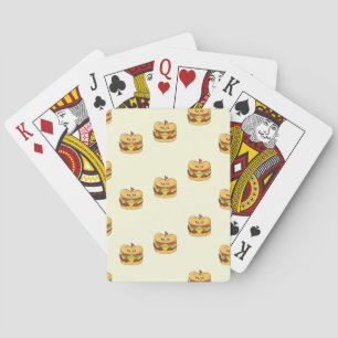 Jeu De Cartes Burgers Cute kawaii motif à la crème