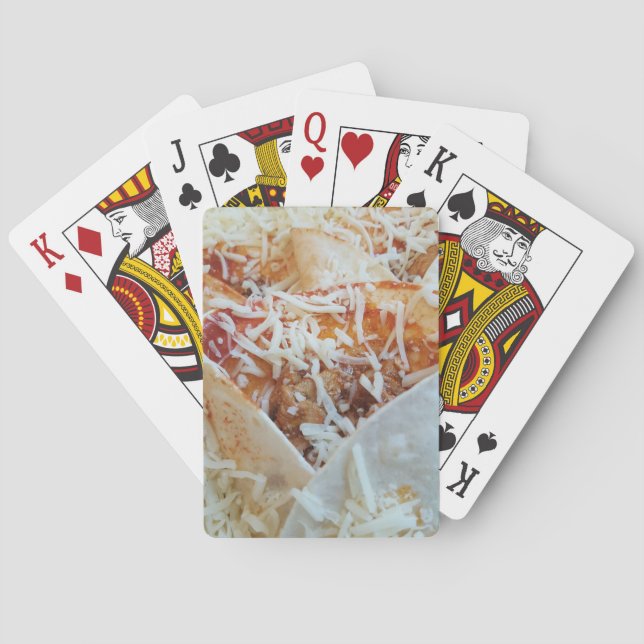 Jeu De Cartes Burrito Cheese Funny Arrière - plan alimentaire (dos)