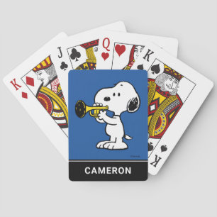 Jeu De Cartes cacahuètes Joueur de trompette Snoopy Jouer des