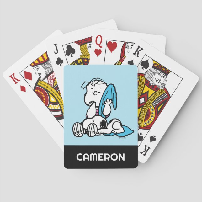 Jeu De Cartes cacahuètes | Linus & Snoopy Jouer des cartes (dos)