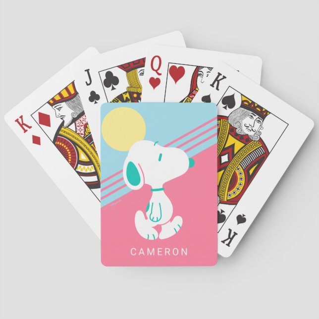 Jeu De Cartes cacahuètes | Snoopy Deco Dreams Sun Playing Cards (dos)