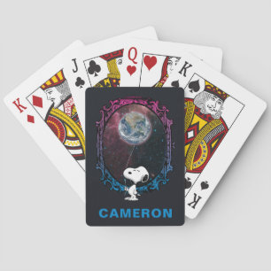 Jeu De Cartes cacahuètes   Snoopy Espacé Balloon Jouer Cartes