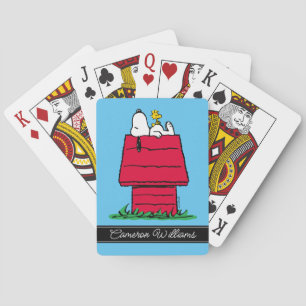 Jeu De Cartes cacahuètes   Snoopy & Woodstock Jouer des cartes