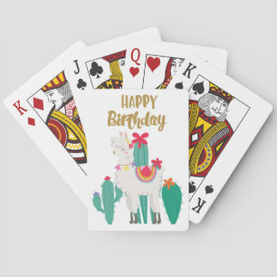 Jeu De Cartes Cactus Joyeux anniversaire