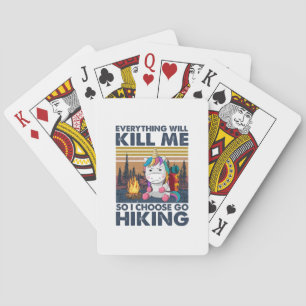 Jeu De Cartes Cadeau Camper   J'ai choisi Go Randonnée Anniversa