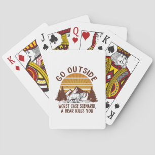 Jeu De Cartes Cadeau Camper Sortir du pire scénario Coque