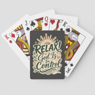 Jeu De Cartes Cadeau Chrétien Dieu Est Aux Commandes Basé Sur La
