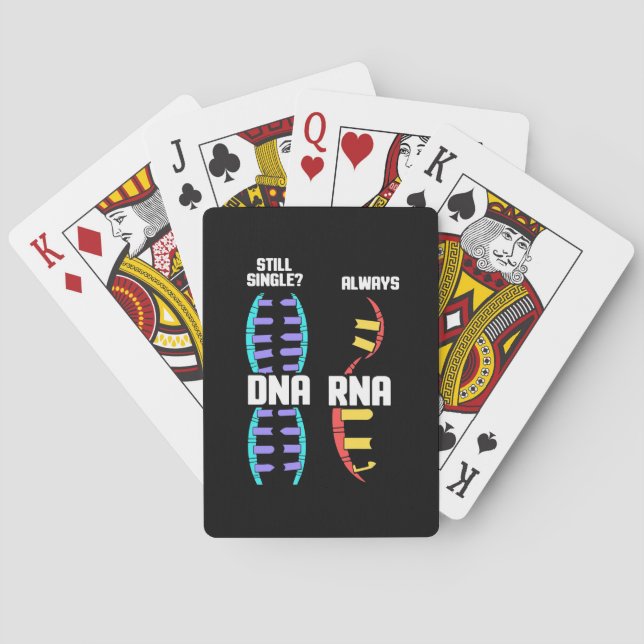 Jeu De Cartes Cadeau d'anniversaire | Maître Biologiste ADN Et A (dos)