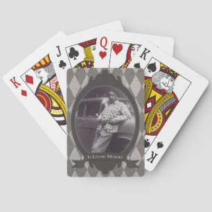 Jeu De Cartes cadeau de service commémoratif