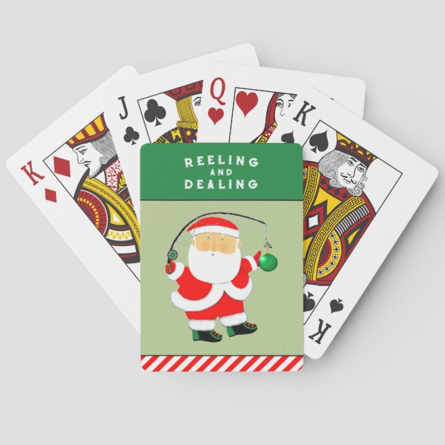 Jeu De Cartes Cadeau de vacances de pêche (dos)