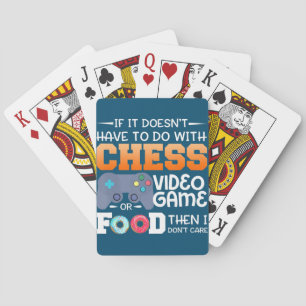 Jeu De Cartes Cadeau d'échecs Jeu Vidéo D'Échecs Ou Conception