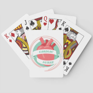 Jeu De Cartes Cadeau d'infirmière en cardiologie pour l'équipe d