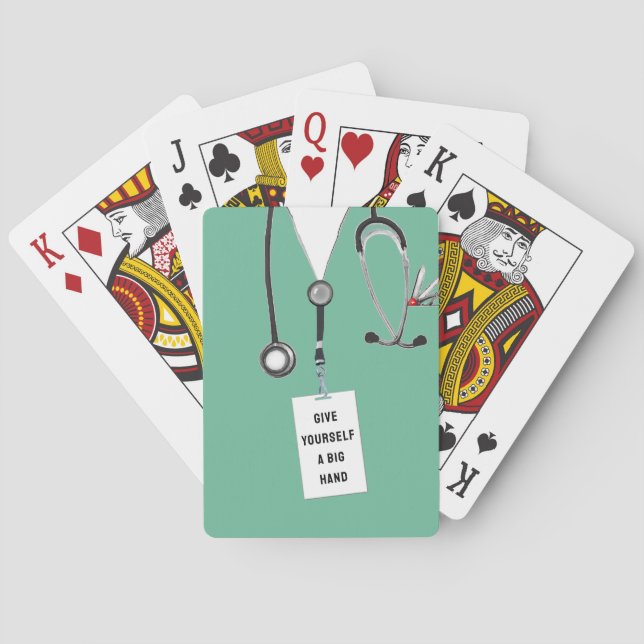 Jeu De Cartes Cadeau infirmière (dos)