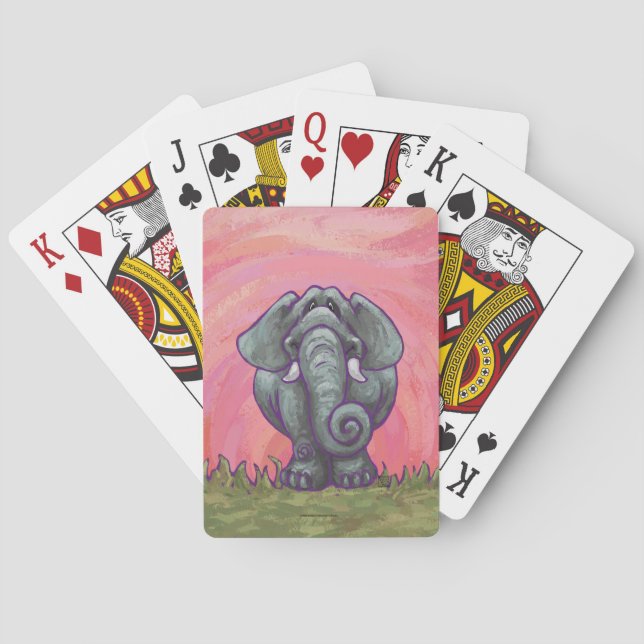 Jeu De Cartes Cadeaux et accessoires éléphants (dos)