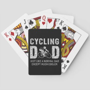 Jeu De Cartes Cadeaux Papa Cyclisme Pour Père Cool Papa Cyclisme