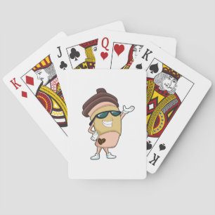 Jeu De Cartes Café avec Lunettes de soleil