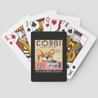 Jeu De Cartes Café Chien Corgi
