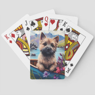 Jeu De Cartes Cairn Terrier sur une pagaie : Une aventure Pittor