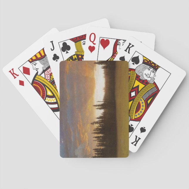 Jeu De Cartes California Sunset (Paysage californien) (dos)