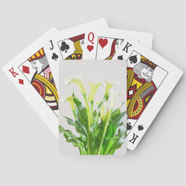 Jeu De Cartes Calla Lily Bouquet Jouer aux cartes (dos)
