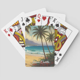 Jeu De Cartes Calligraphie simple professionnelle Nom de coucher