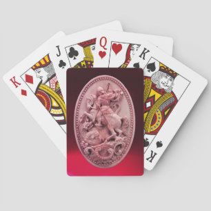 JEU DE CARTES CAMEO ANTIQUE / MONOGRAMME SAINT GEORGE ET DRAGON